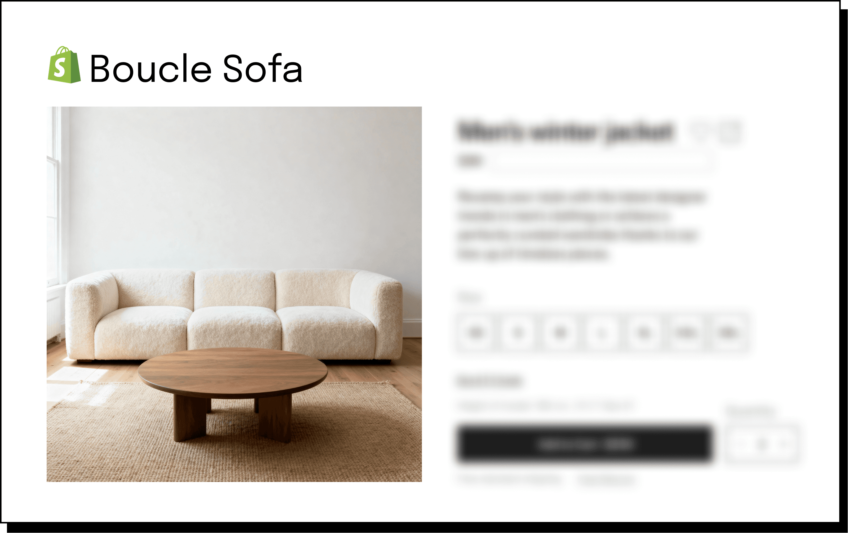Import product interface